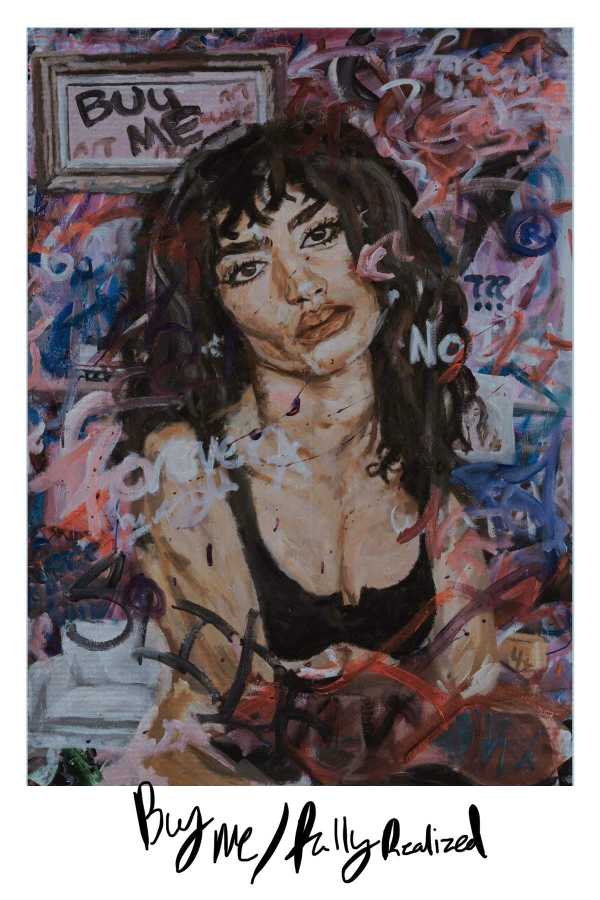 "Fully Realized." Polaroid style Print - Message Edition