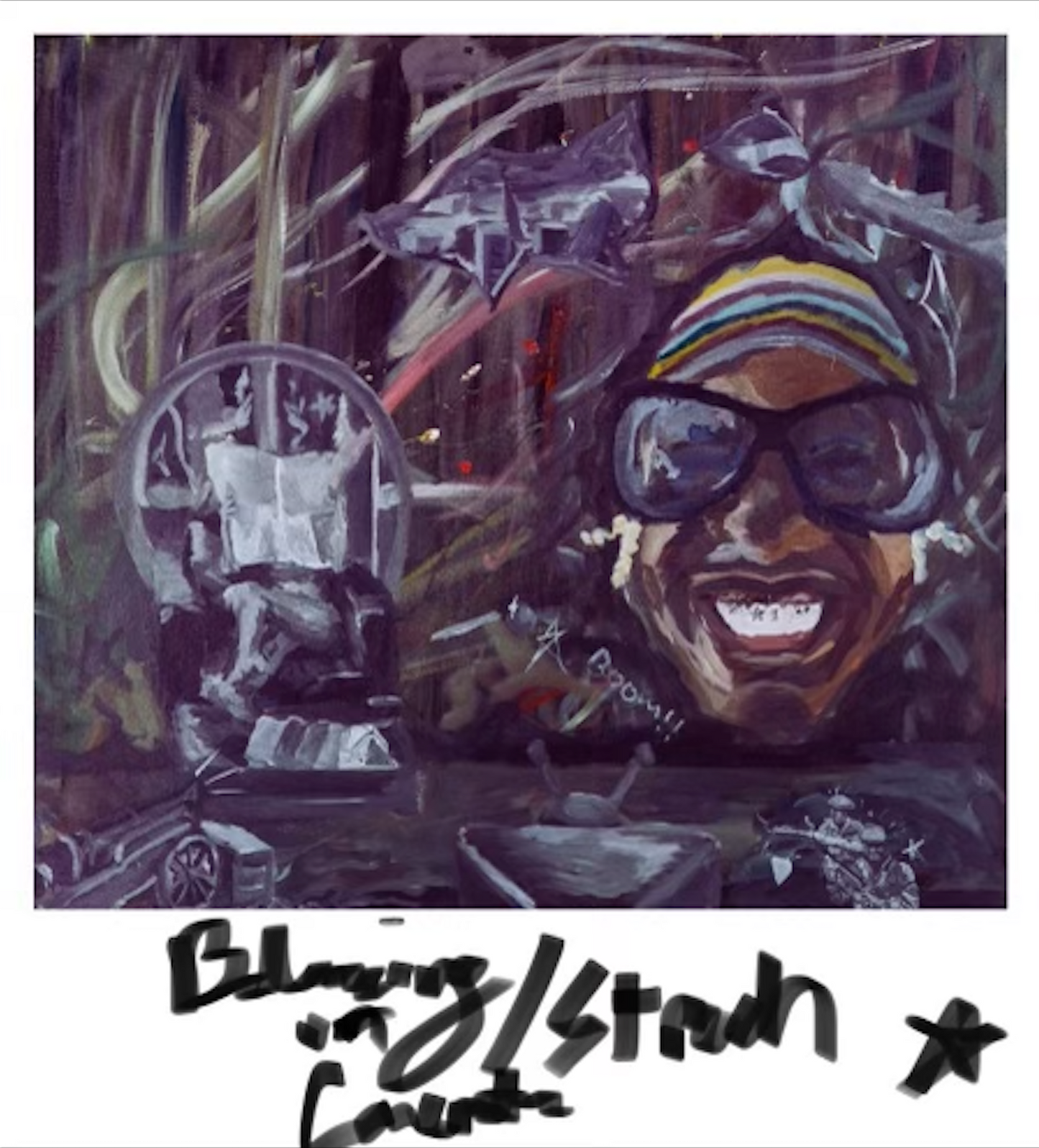“STRETCH.” Polaroid style Print — Message Edition